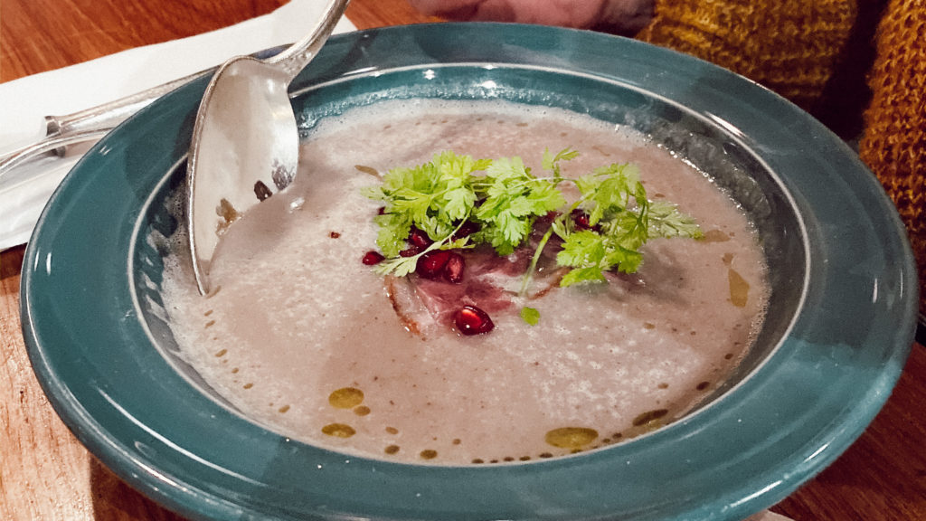 Maronen-Pastinaken-Cremesuppe / Mathilda